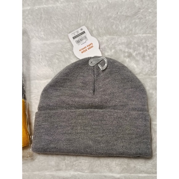 Denver Nuggets Knit Beanie Cap NBA Promo Yellow Blue Pom Pom + Wonder Nation - Picture 6 of 6